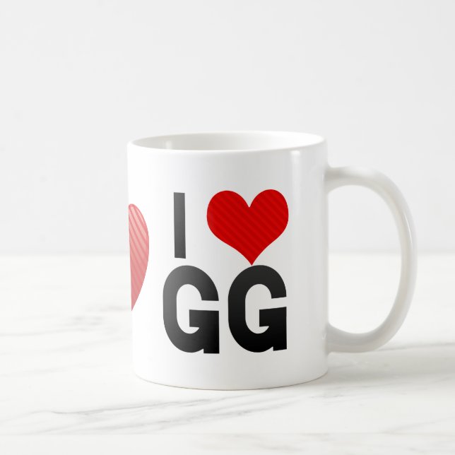 I Love GG Coffee Mug (Right)