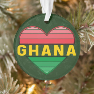 I Love Ghana, Ghanaian Heart Ornament