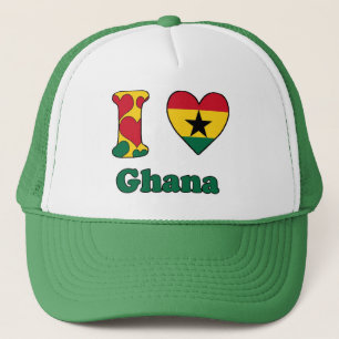 I love Ghana Trucker Hat