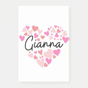 I love Gianna Post-it Notes