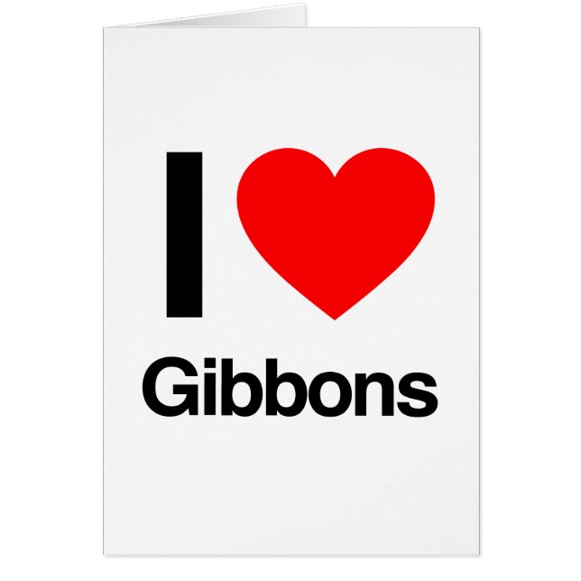 i love gibbons (Front)
