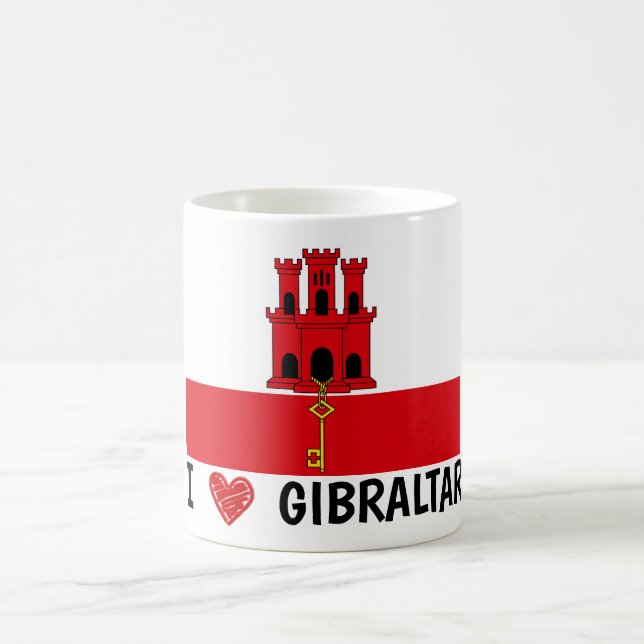 I love Gibraltar Coffee Mug (Center)