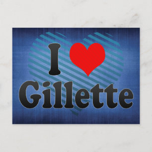 I Love Gillette, United States Postcard