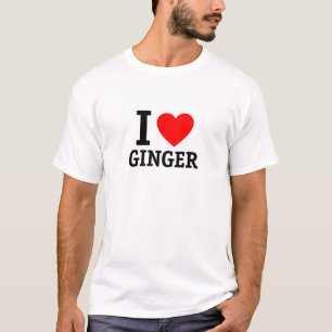 I Love Ginger T-Shirt