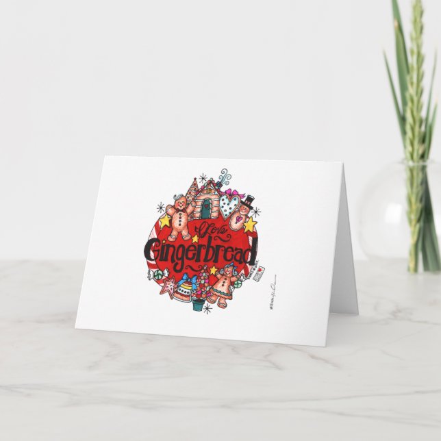 I Love Gingerbread Card (Front)