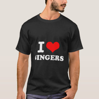 I Love Gingers - I Heart Gingers T-Shirt