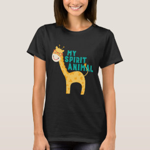 I Love Giraffe My Spirit Animal T-Shirt