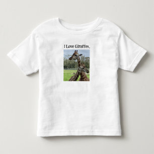 I love Giraffes Toddler T-Shirt