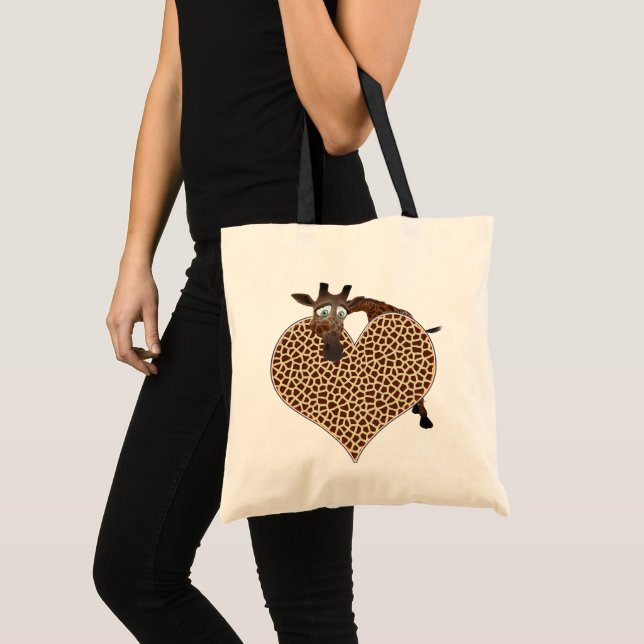 I Love Giraffes Tote Bag (Front (Product))