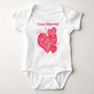I Love Glam-ma ! Baby Bodysuit