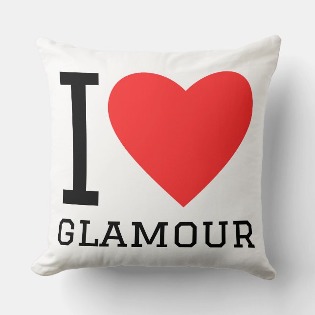 I love glamour cushion (Front)