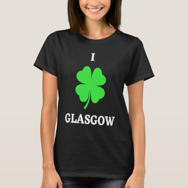 I LOVE GLASGOW T-Shirt (Front)