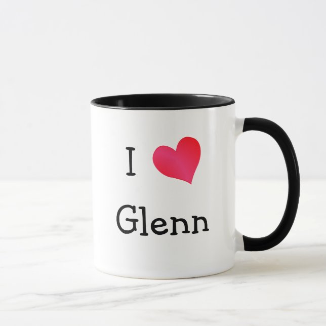 I Love Glenn Mug (Right)