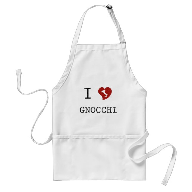 I Love Gnocchi Standard Apron (Front)