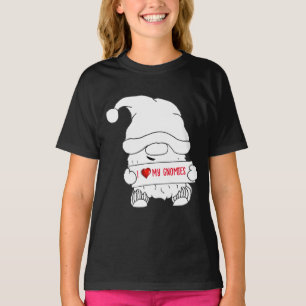 I Love Gnomes Christmas T-Shirt