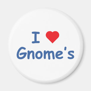 I Love Gnome's Magnet