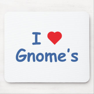 I Love Gnome's Mouse Mat