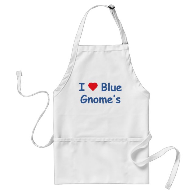 I Love Gnome's Standard Apron (Front)