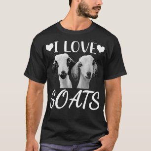 I Love Goats  Funny Goats  T-Shirt
