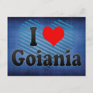 I Love Goiania, Brazil Postcard