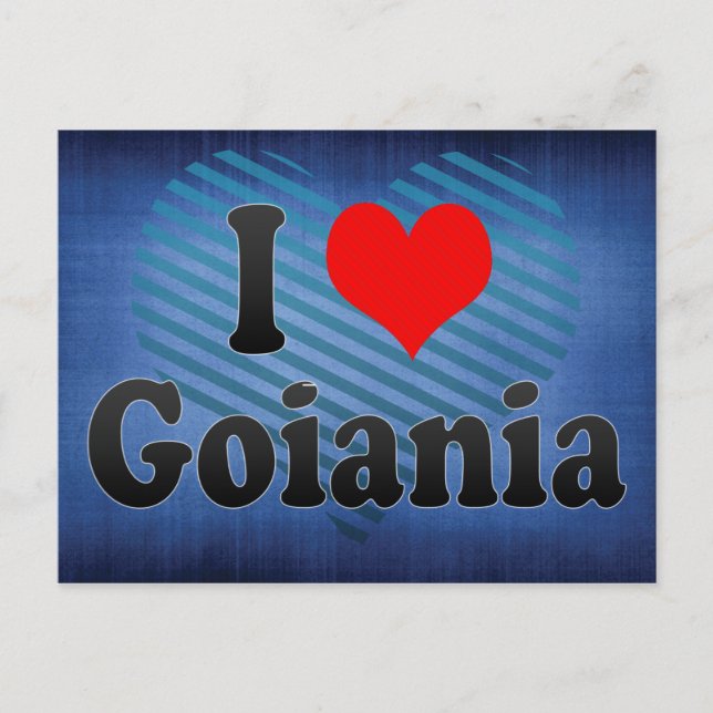 I Love Goiania, Brazil Postcard (Front)