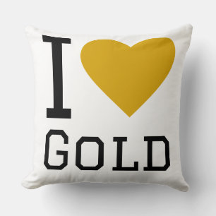 I love gold cushion