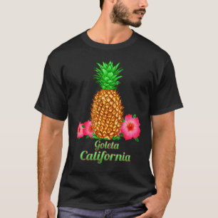 I Love Goleta California Ca Pineapple Floral T-Shirt
