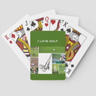 I love Golf playing cards