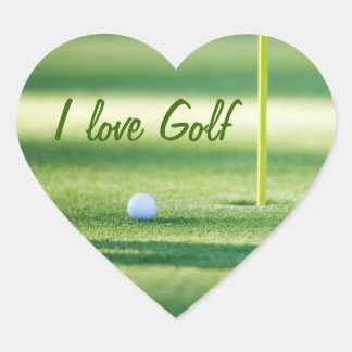 I love golf sticker