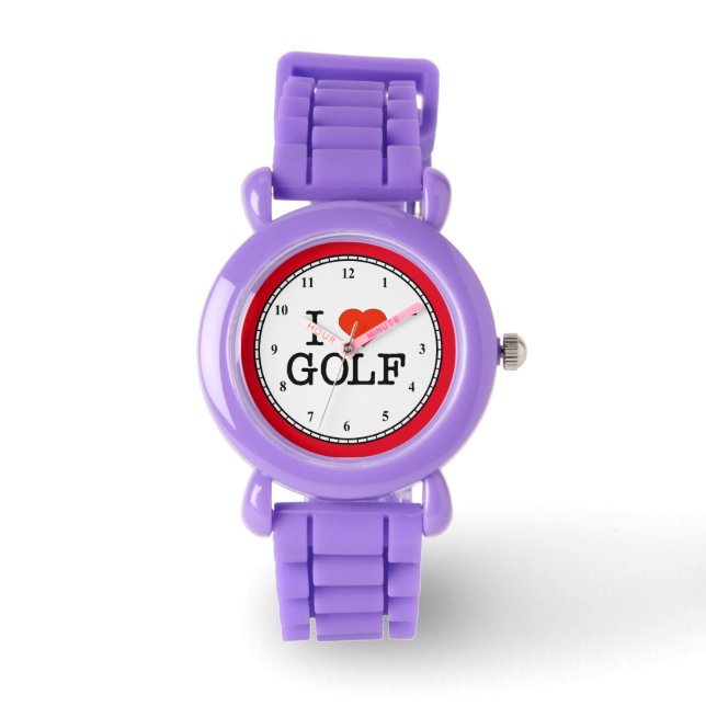 I Love Golf Watch (Front)