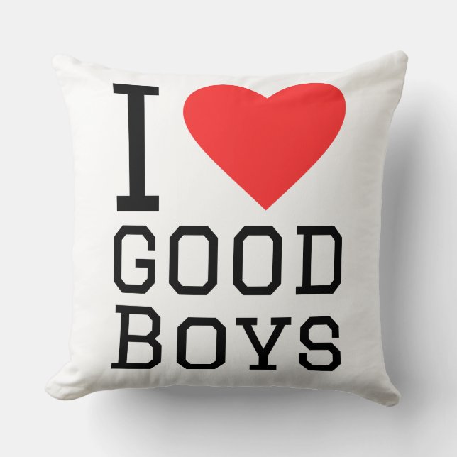 I love good boys cushion (Front)