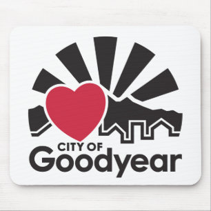 I Love Goodyear Mouse Pad