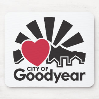 I Love Goodyear Mouse Pad