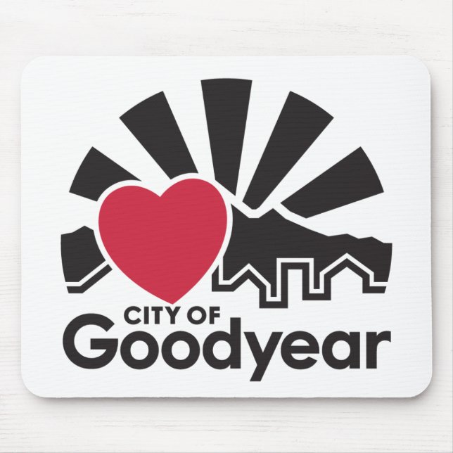I Love Goodyear Mouse Pad (Front)