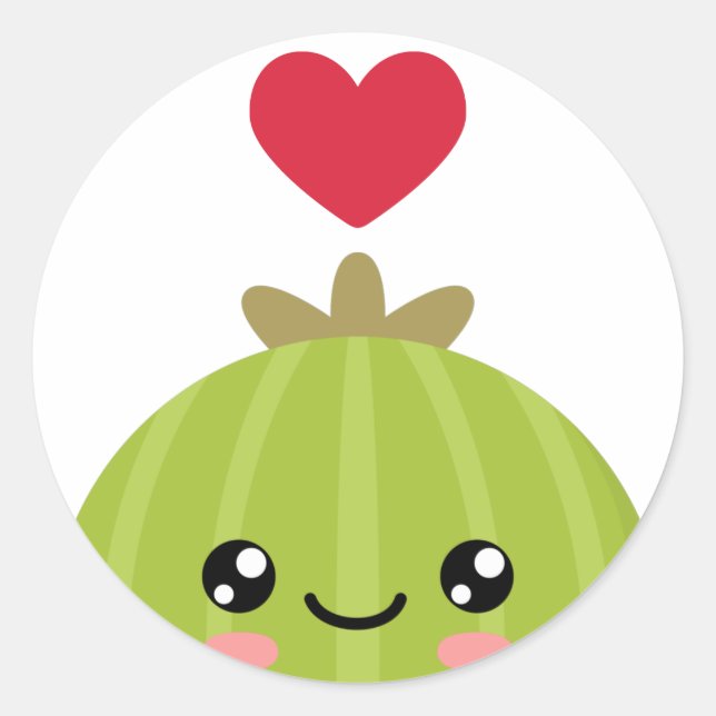 I love Gooseberries Classic Round Sticker (Front)