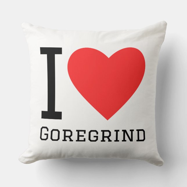 I love goregrind cushion (Front)