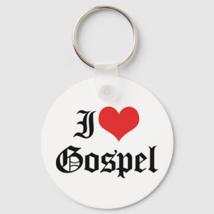 I Love Gospel Keychain