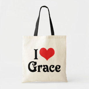 I Love Grace Tote Bag