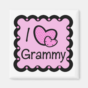 I Love Grammy Cute T-Shirt Magnet