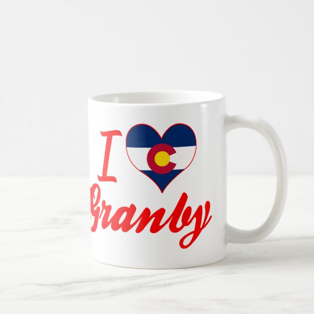 I Love Granby, Colorado Coffee Mug (Right)