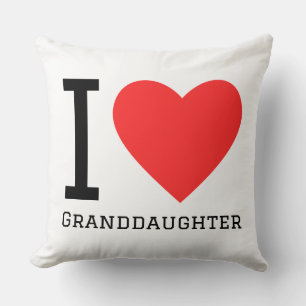 I love granddaughter cushion
