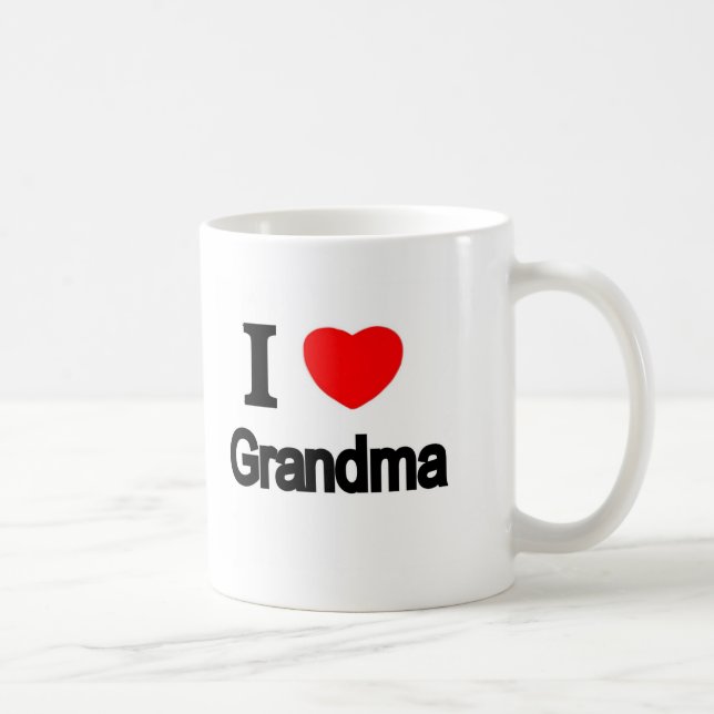 I Love Grandma Coffee Mug (Right)