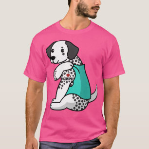 I Love Grandma Tattoo Dalmatian Grandmother Dog T-Shirt