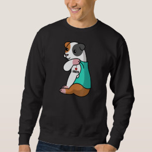 I Love Grandma Tattoo Guinea Pig Grandmother Pet Sweatshirt