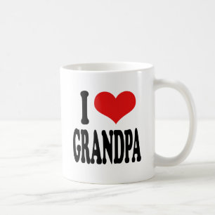 I Love Grandpa Coffee Mug