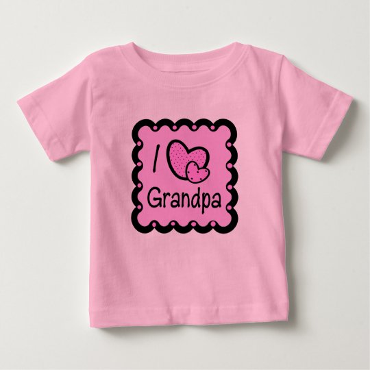 I Love Grandpa Cute T-Shirt