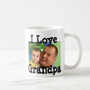 I Love Grandpa Personalised Coffee Mug