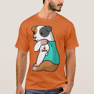 I Love Grandpa Tattoo Guinea Pig Grandfather Pet T T-Shirt