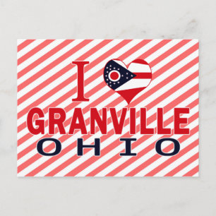 I love Granville, Ohio Postcard