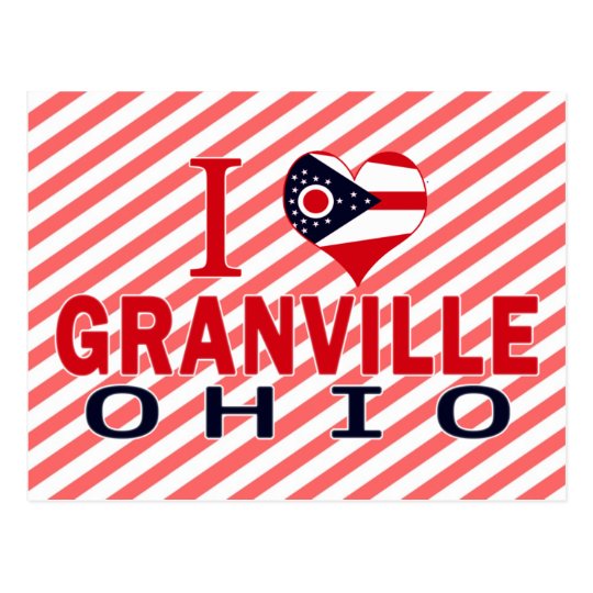 I love Granville, Ohio Postcard